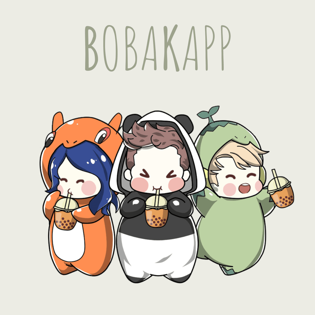 BobaKapp bottle with straw