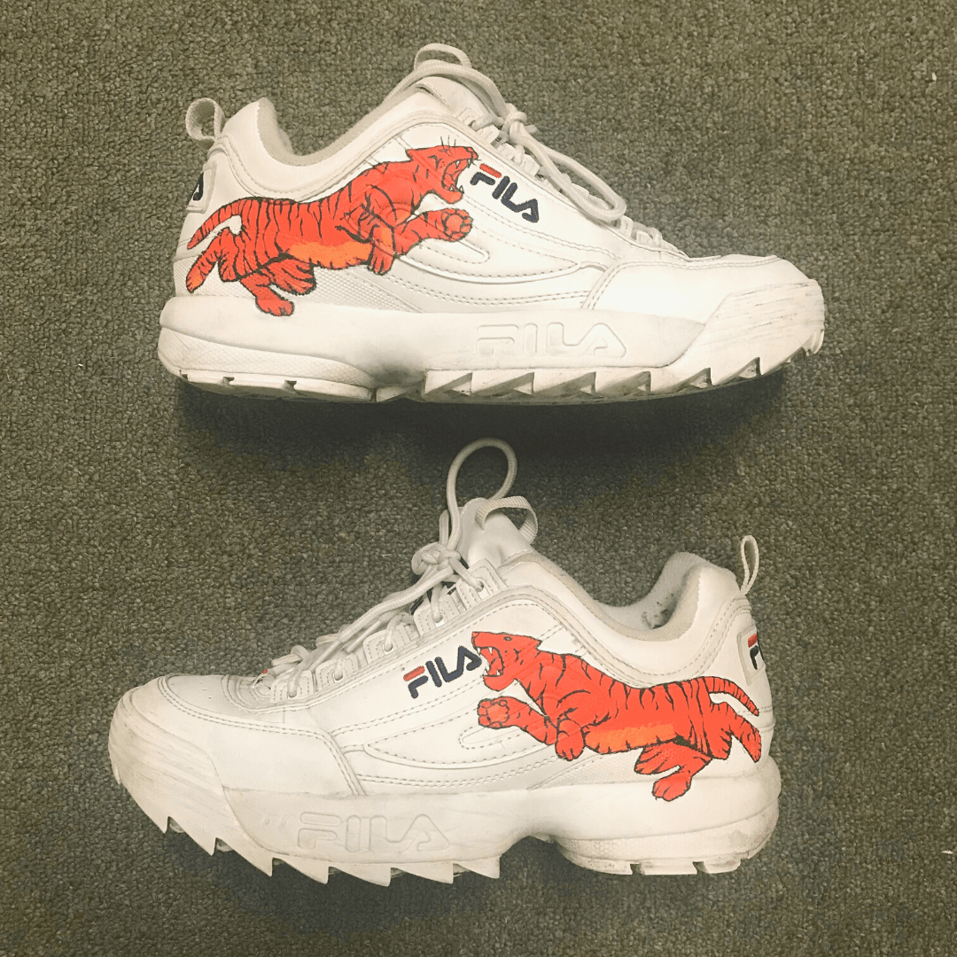 Finished painted pair