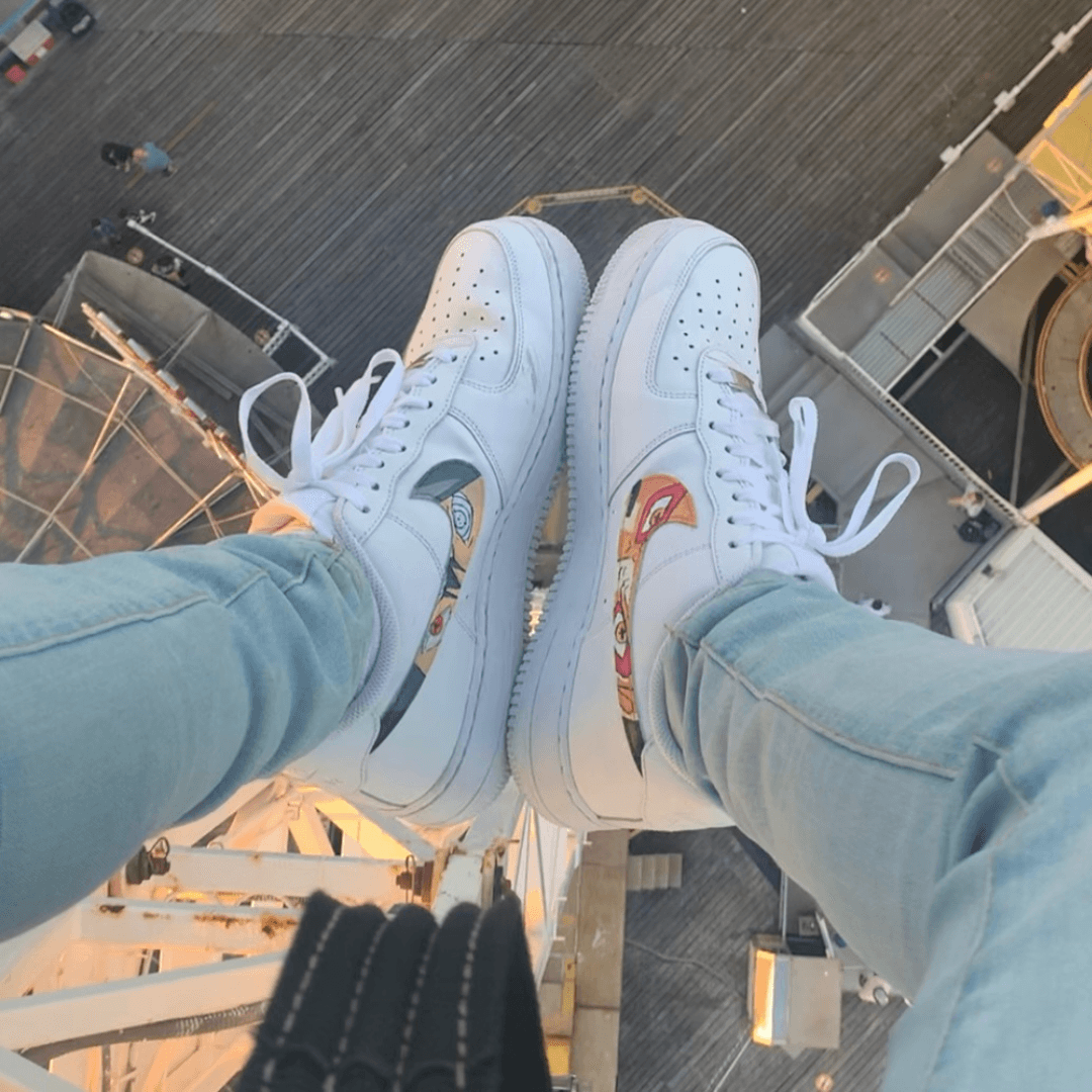 Painted shoe colourway