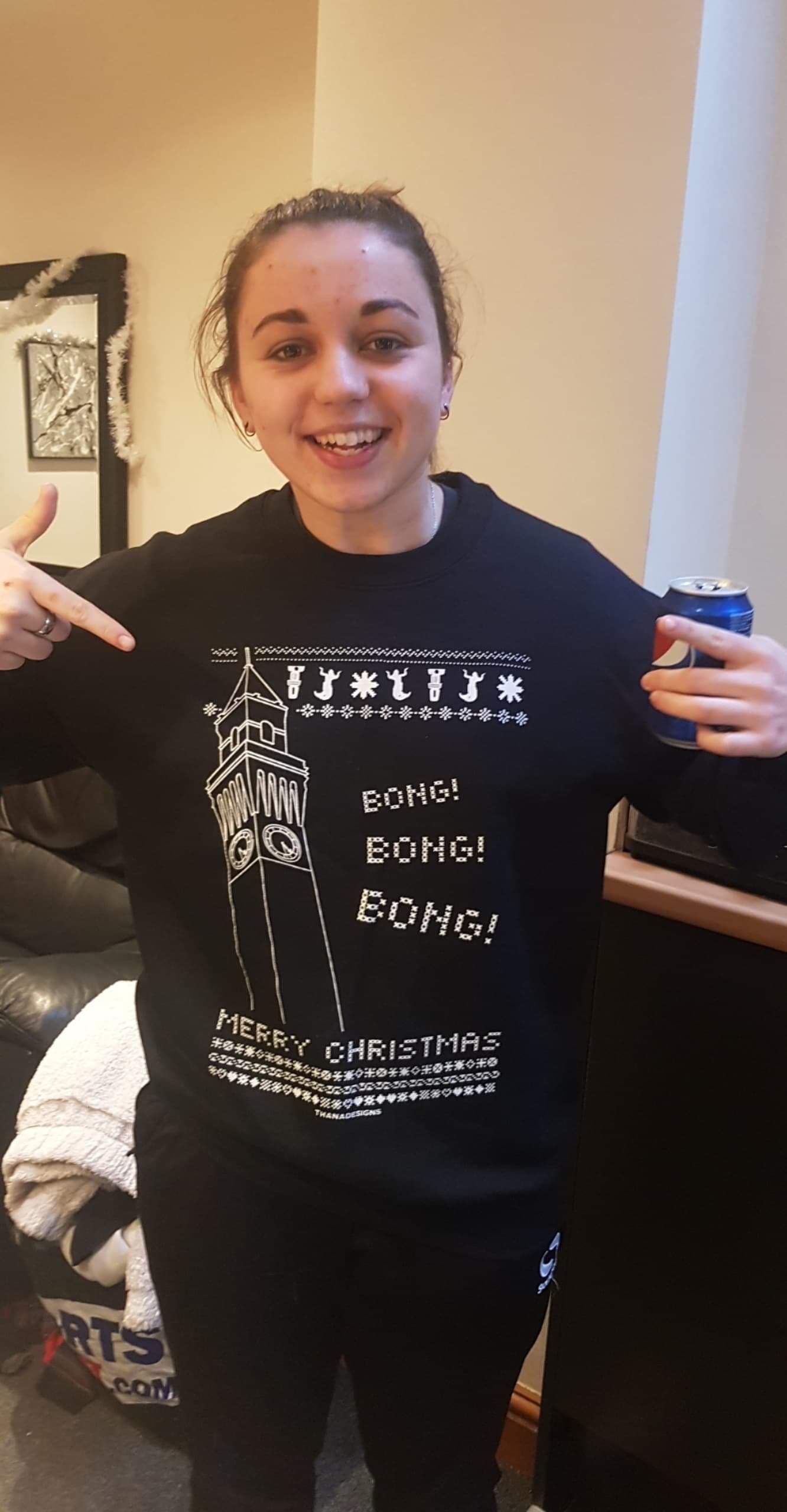 UniToast jumper worn on campus