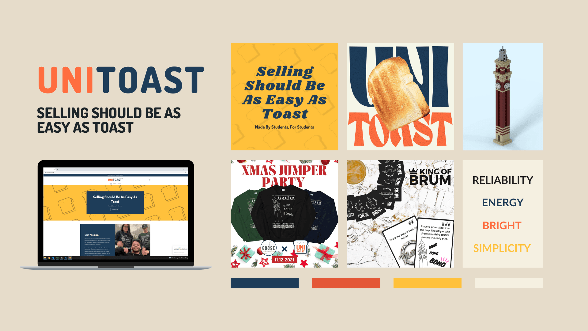 Uni Creatives marketplace moodboard